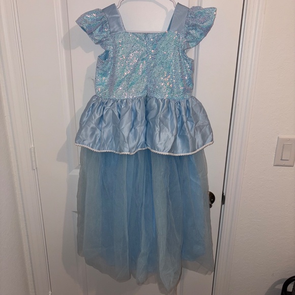 NWOT Girls Princess Cinderella Halloween Costume Dress Up Size 150 (7-8) Years - Picture 8 of 15